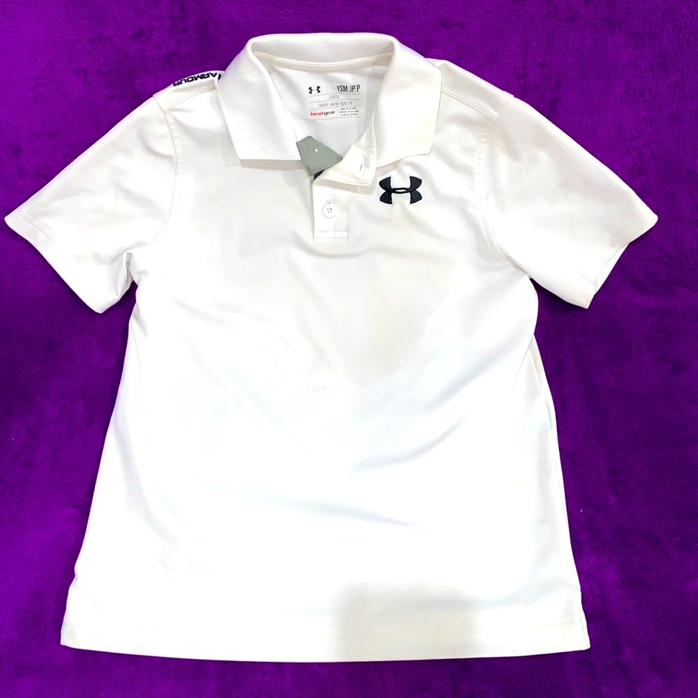 Boys Under Armor Polo Shirt size small